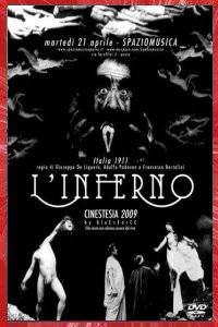 L'Inferno Francesco Bertolini, Giuseppe De Liguoro, Adolfo Padovan 1911 short film Affiche