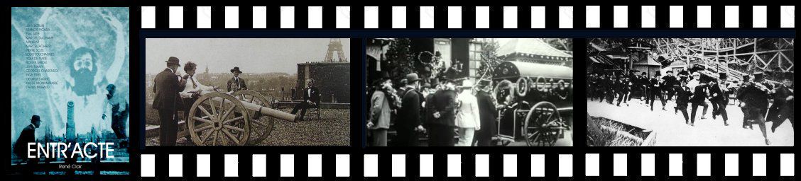 bande cine ENTR'ACTE René CLAIR 1924 canal12
