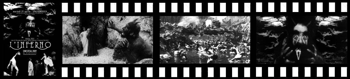 bande cine L'Inferno Francesco Bertolini, Giuseppe De Liguoro, Adolfo Padovan 1911 short film canal12